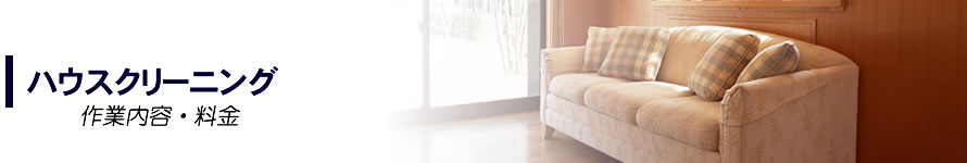 ハウスクリーニング